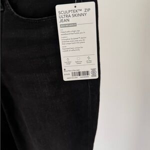 Athleta Black Skinny Jeans Sleek Fit